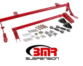 BMR Suspension Xtreme Delrin Rear Bushings Anti-roll Bar Kit Hollow 35mm Red Ford Mustang 2005-2014