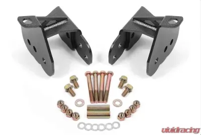 BMR Suspension Control Arm Relocation Bracket Black Hammertone 1964-1972 A Body - CAB400H