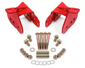 BMR Suspension Control Arm Relocation Bracket Red 1964-1972 A Body