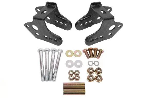 BMR Suspension Control Arm Relocation Bracket Black Hammertone Ford Mustang 1979-2004 - CAB740H