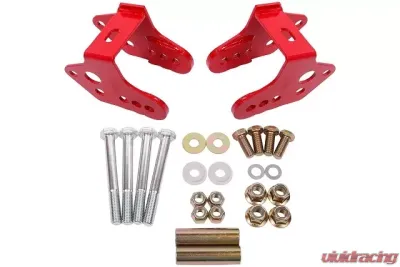 BMR Suspension Control Arm Relocation Bracket Red Ford Mustang 1979-2005 - CAB740R