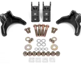 BMR Suspension Coilover Conversion Kit Rear Non Adjustable Shock Mount Black Hammertone Chevrolet Camaro, Pontiac Firebird 1982-1992