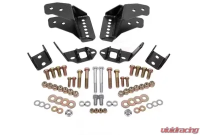 BMR Suspension Coilover Conversion Kit Rear, Adjustable Shock Mount Black Hammertone 3rd Gen F-Body - CCK462H