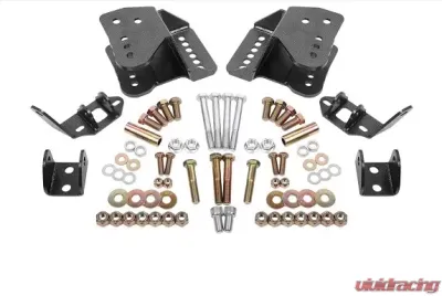 BMR Suspension Coilover Conversion Kit Rear, Adjustable Shock Mount Black Hammertone 3rd Gen F-Body - CCK464H