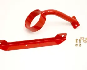 BMR Suspension Driveshaft Safety Loop Red Ford Mustang 2005-2010