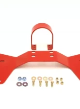 BMR Suspension Rear Tunnel Brace W/ Rear Driveshaft Safety Loop Red Ford Mustang 2005-2014                                     - DSL011R - Image 2