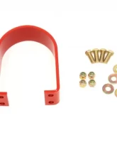 BMR Suspension Rear Tunnel Brace Loop Upgrade Red Ford Mustang 2005-2014                                     - DSL012R - Image 2