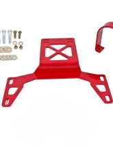 BMR Suspension Driveshaft Safety Loop Front 2-Piece Red Ford Shelby GT500 2007-2014                                     - DSL020R - Image 2