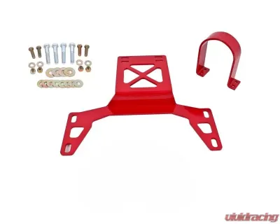 BMR Suspension Driveshaft Safety Loop Front 2-Piece Red Ford Shelby GT500 2007-2014 - DSL020R