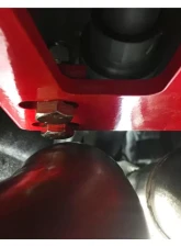 BMR Suspension Driveshaft Safety Loop Front Auto Transmission Hellcats/Demons Red Dodge Challenger 2015-2019                                     - DSL111R - Image 5