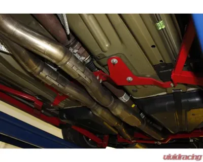 BMR Suspension Driveshaft Tunnel Brace Rear Red Ford Mustang 2005-2014 - DTB002R