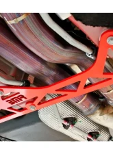 BMR Suspension Driveshaft Tunnel Brace Aluminum Red Chevrolet Camaro  2016-2020                                     - DTB006R - Image 2
