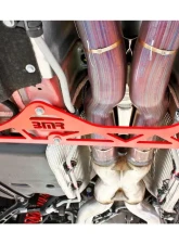 BMR Suspension Driveshaft Tunnel Brace Aluminum Red Chevrolet Camaro  2016-2020                                     - DTB006R - Image 3