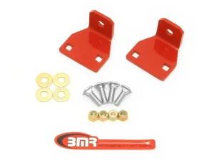 BMR Suspension End Link Mounting Brace Rear Lower Control Arm Red Chevrolet Camaro 2010-2011 | Pontiac G8 2008-2009 - ELK009R - Image 3