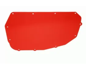 BMR Suspension A/C Delete Panel Aluminum Red Buick Grand National | Chevrolet Monte Carlo | Oldsmobile Cutlass | Pontiac Grand Prix 1978-1987