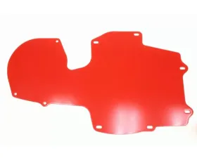 BMR Suspension A/C Delete Panel Aluminum Red Chevrolet Camaro | Pontiac Firebird 1970-1981