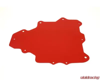 BMR Suspension A/C Delete Panel, Aluminum Red Chevrolet Camaro 1993-2002 | Pontiac Firebird 1993-2002 - FP003R