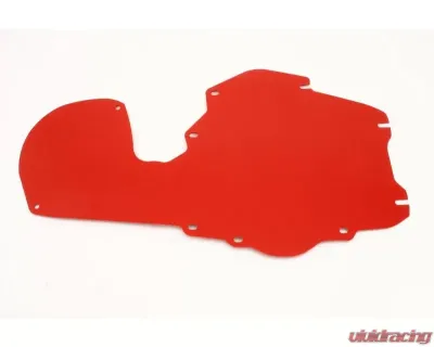BMR Suspension A/C Delete Panel Aluminum Red Buick Grand Sport | Chevy El Camino | Oldsmobile Cutlass | Pontiac LeMans 68-72 - FP004R