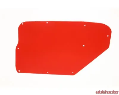 BMR Suspension A/C Delete Panel Aluminum Red Buick Skylark | Chevrolet Chevelle | Oldsmobile Cutlass | Pontiac GTO 1964-1967 - FP006R