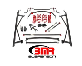 BMR Suspension Handling Performance Package Level 2 Black Ford Mustang 2005-2010