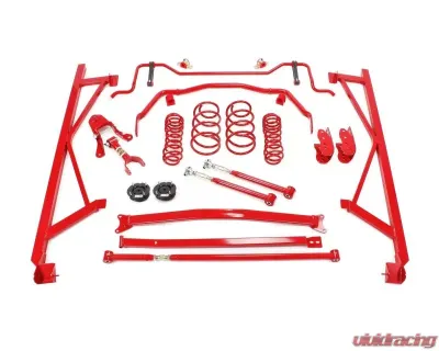 BMR Suspension Handling Performance Package Level 2 Red Ford Mustang 2005-2010 - HPP003R