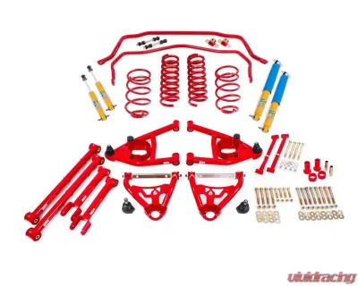 BMR Suspension Handling Performance Package Level 2 Red Buick Skylark | Chevrolet Malibu | Oldsmobile 442 | Pontiac GTO 64 - HPP014R