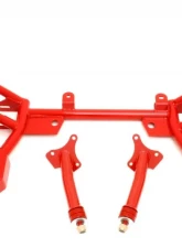 BMR Suspension Standard Rack Mounts K-member SBC/BBC Motor Mounts Red Chevrolet Camaro | Pontiac Firebird 1993-2002                                     - KM005R - Image 2