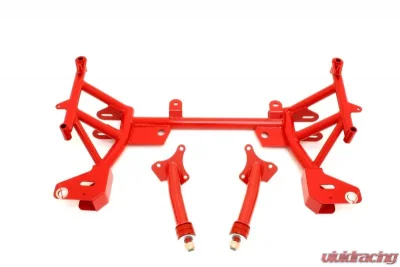 BMR Suspension Standard Rack Mounts K-member SBC/BBC Motor Mounts Red Chevrolet Camaro | Pontiac Firebird 1993-2002 - KM005R