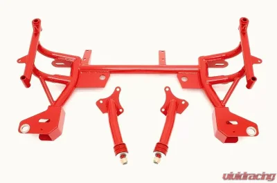 BMR Suspension Pinto Rack Mounts K-member TURBO SBC/BBC Motor Mounts Red Chevrolet Camaro | Pontiac Firebird 1993-2002 - KM015-1R