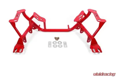 BMR Suspension K-Member Coilover Version, Standard Version Red Ford Mustang 1996-2004 - KM741R