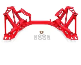 BMR Suspension K-Member Premium Version, without Spring Perches Red Ford Mustang 1996-2004