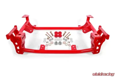 BMR Suspension Street/Strip Version Red Lightweight K-Member Ford Mustang 2015-2022 - KM761R