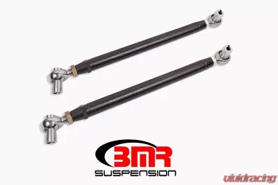 BMR Suspension Rod Ends Double Adjustable Lower Control Arms DOM Black Chevrolet Camaro | Pontiac Firebird 1982-2002 - LCA344H
