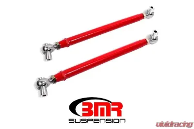 BMR Suspension Rod Ends Double Adjustable Lower Control Arms DOM Red Chevrolet Camaro | Pontiac Firebird 1982-2002 - LCA344R