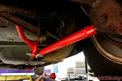 BMR Suspension Rod Ends Double Adjustable Lower Control Arms DOM Red Chevrolet Camaro | Pontiac Firebird 1982-2002 - LCA344R