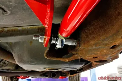 BMR Suspension Rod Ends Double Adjustable Lower Control Arms DOM Red Chevrolet Camaro | Pontiac Firebird 1982-2002 - LCA344R