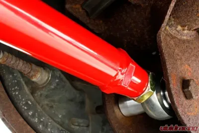 BMR Suspension Rod Ends Double Adjustable Lower Control Arms DOM Red Chevrolet Camaro | Pontiac Firebird 1982-2002 - LCA344R