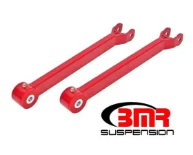 BMR Suspension Lower Trailing Arms Poly Bushings Non-adjustable Red Dodge Challenger 2008-2021