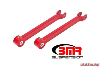 BMR Suspension Lower Trailing Arms Poly Bushings Non-adjustable Red Dodge Challenger 2008-2021 - LTA110R