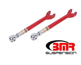 BMR Suspension Lower Trailing Arms Rod Ends On-car Adjustable Red Dodge Challenger 2008-2021