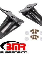 BMR Motor Black Hammertone Adjustable Mount Bracket Ford Mustang 2005+                                     - MM008H - Image 2