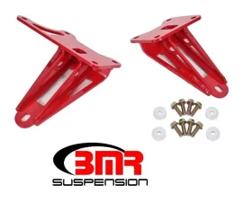 BMR Motor Red Adjustable Mount Bracket Ford Mustang 2005+