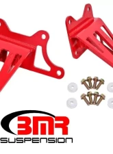 BMR Motor Red Adjustable Mount Bracket Ford Mustang 2005+                                     - MM008R - Image 2