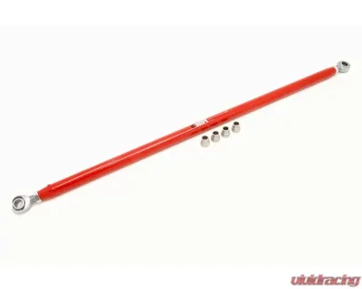 BMR Suspension Panhard Ro Chrome Moly Rod Ends Double Adjustable Red Ford Mustang 2005-2014 - MPHR012R