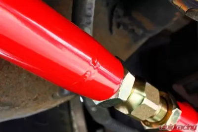 BMR Suspension Lower Control Arms Polyurethane Bushings Chrome Moly On-car Adjustable Red Buick Regal | Chevrolet Malibu | Oldsmobile Cutlass 78-02 - MTCA002R