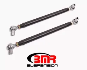BMR Suspension Lower Control Arms Rod Ends Chrome Moly Double Adjustable Black Chevrolet Camaro 1982-2002 | Buick Regal 1978-1987