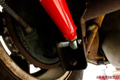 BMR Suspension Lower Control Arms Rod Ends Chrome Moly Double Adjustable Red Chevrolet Camaro 1982-2002 | Buick Regal 1978-1987 - MTCA003R