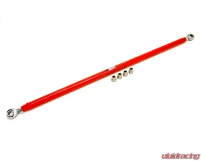 BMR Suspension Panhard Rod DOM Rod Ends Double Adjustable Red Chevrolet Camaro | Pontiac Firebird 1982-2002 - PHR003R