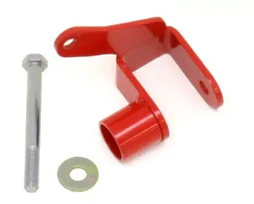 BMR Suspension Panhard Rod Relocation Bracket Red Ford Mustang 2005-2014