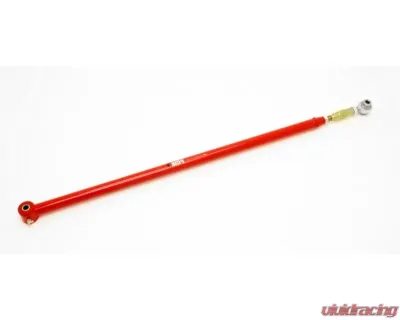 BMR Suspension Panhard Rod Poly Bushing/Rod End Combo DOM On-car Adjustable Red Ford Mustang 2005-2014 - PHR013R